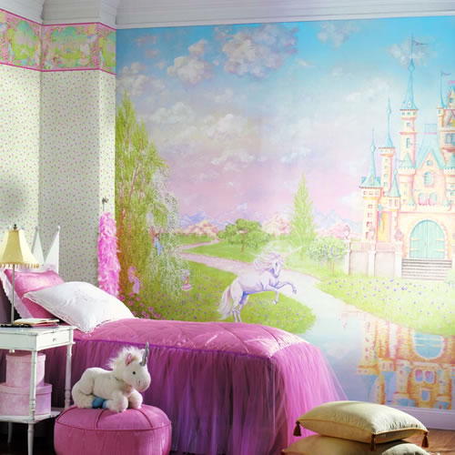 Storybook Wall Mural roomsetting