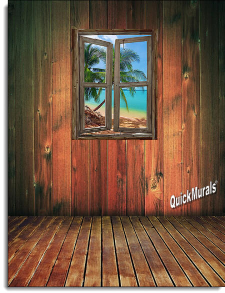 Beach Cabin Window #3