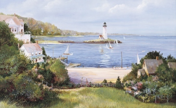 Lighthouse Cove Wall Mural