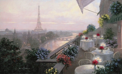 Dinner on the Terrace Paris C867