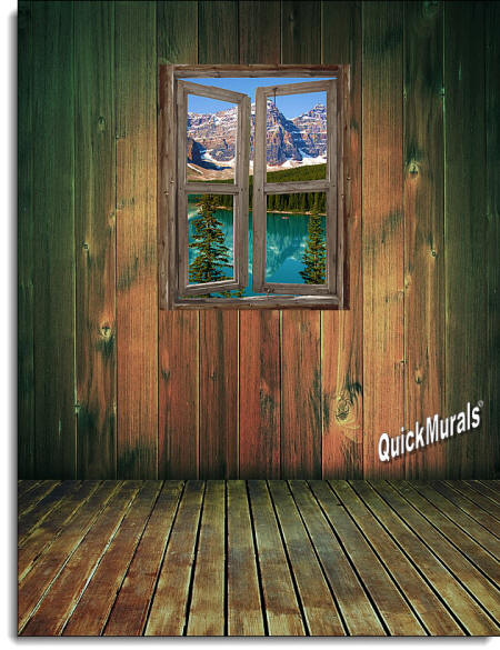 Mountain Cabin Window #2 Roomsetting
