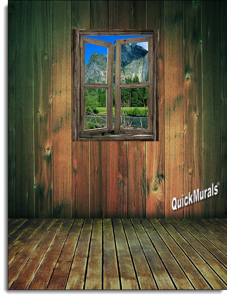 Mountain Cabin Window #2 roomsetting