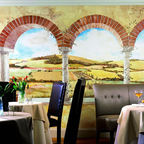 Tuscan Vista Wall Mural roomsetting