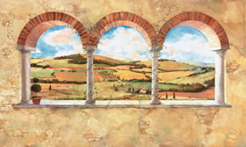 Tuscan Vista Mural Mural