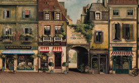 La Rue De Paris Mural