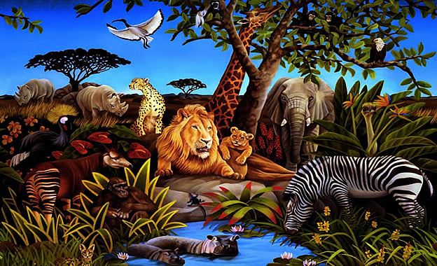 Jungle Mural 